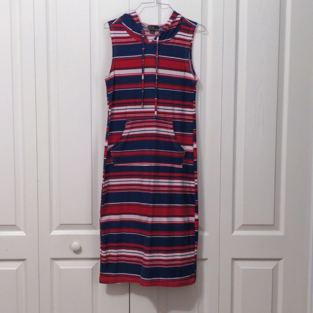 Hooded Sporty Fitted Dress